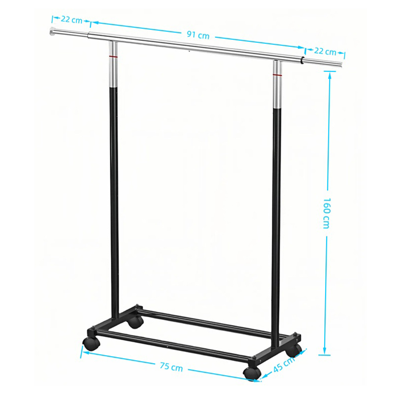 Clothes Rack with Extendable Rod Clothes Rack with Extendable Rod