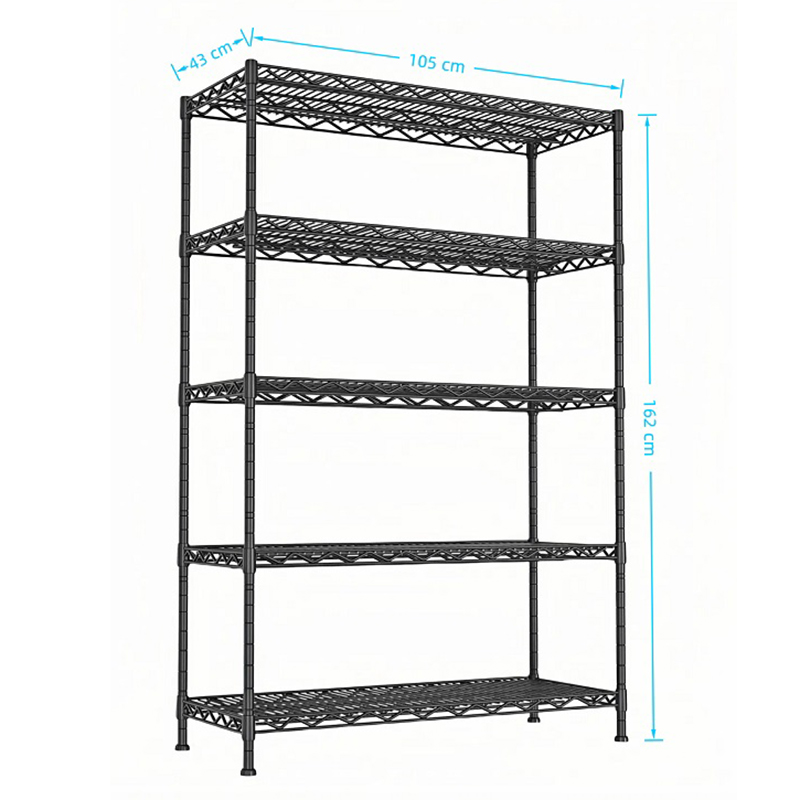 5 Tier Heavy Duty Wire Shelves