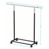Clothes Rack with Extendable Rod