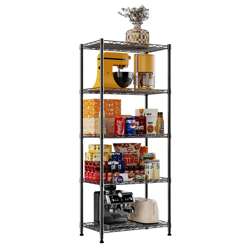 5 Tier Basket Heavy Duty Wire Shelves