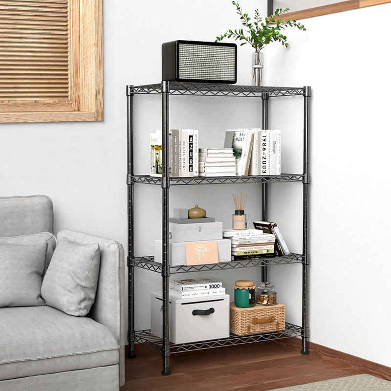 Discount 4 Tier Heavy Duty Garage Rack, Adjustable Storage Shelves For ...