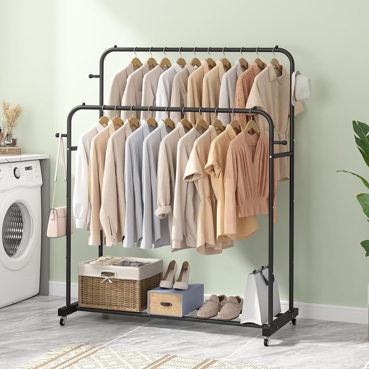 simple garment clothing rack