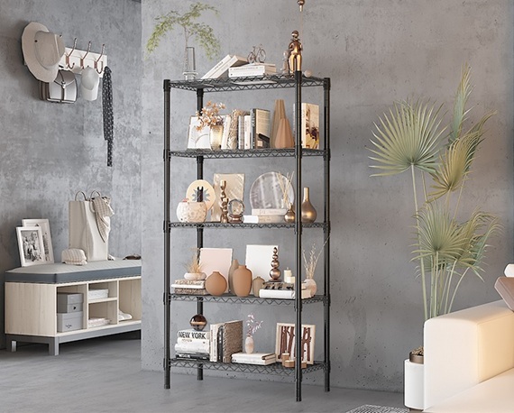5 tier wire shelves for storage