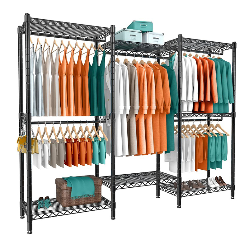 Heavy Duty Wire Shelves Clothes Rack
