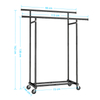 Double Rods Garment Rack