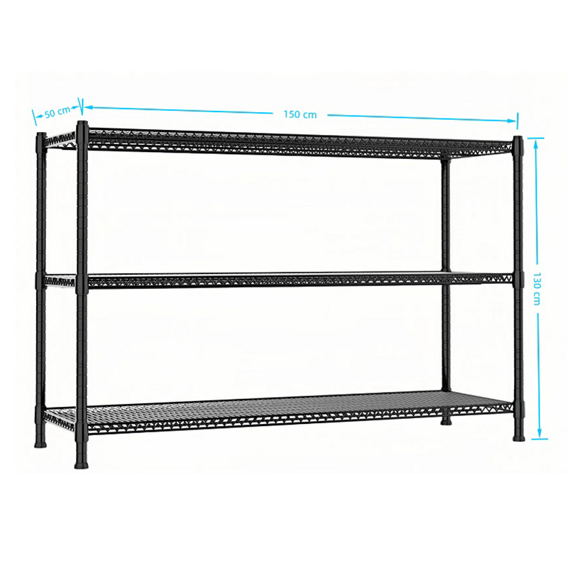 3 Shelves Heavy Duty Wire Shelves