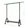 Heavy Duty Single Rod Clothes Rack