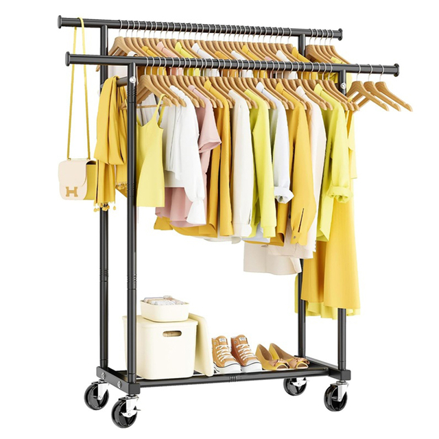 Double Rods Garment Rack
