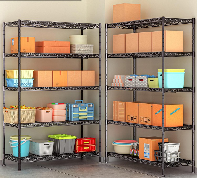 5 Tier Heavy Duty Wire Shelves