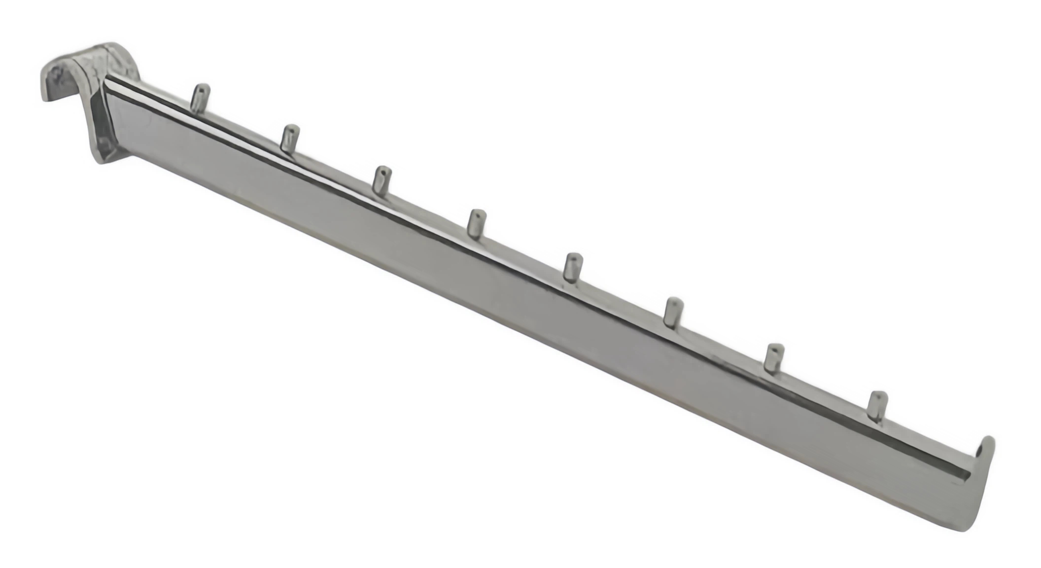 Sloping Oval Tube Display Hook with Pins