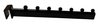 Black Sloping Square Tube Hook with Balls