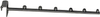 Straight Square Tube Display Hook 