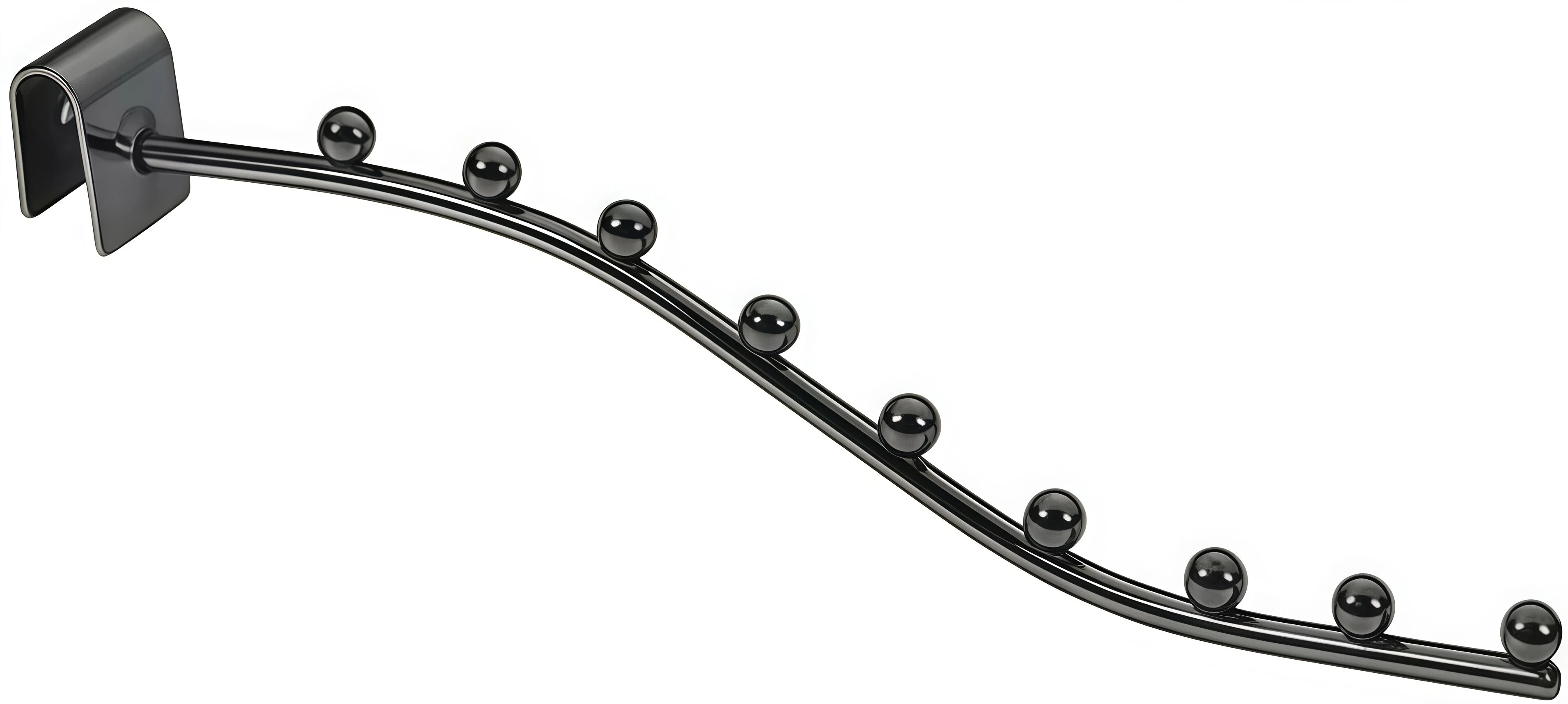 Waterfall Oval Tube Display Hook with Balls