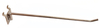 Gold Pegboard Straight Hook