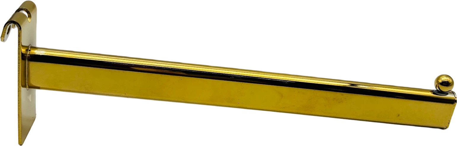 Gold Straight Gridwall Panel Hook Hanger