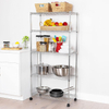 Classics 5-Tier Wire Shelving with Wheels 