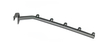 Sloping Square Tube Hook with Balls