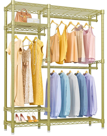 heavy duty clothing racks with bottom shoes shelves (2).jpg