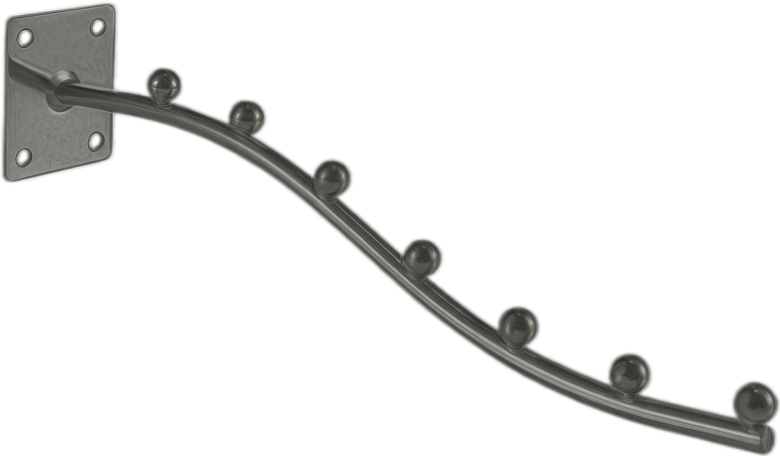  Retail Store Wall Mounted Display Hook with Ball Ends