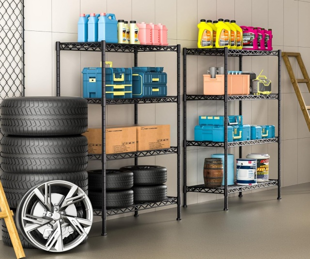 4-Wire Shelving Metal Storage Rack
