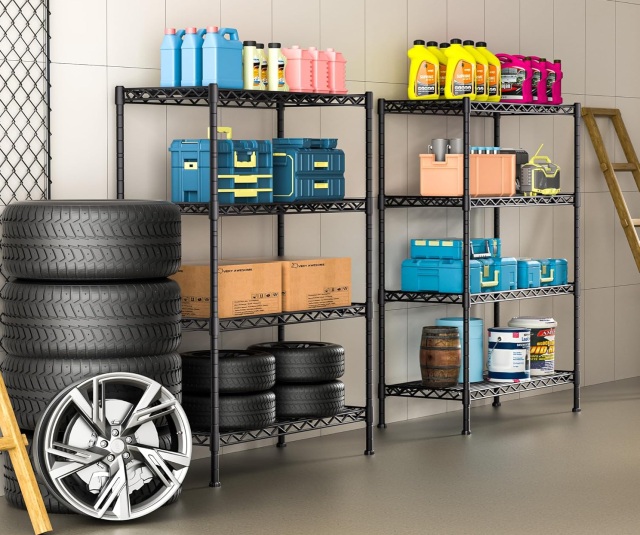4-Wire Shelving Metal Storage Rack